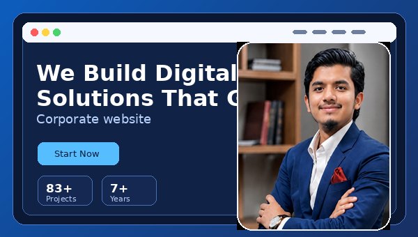Corporate Website project preview